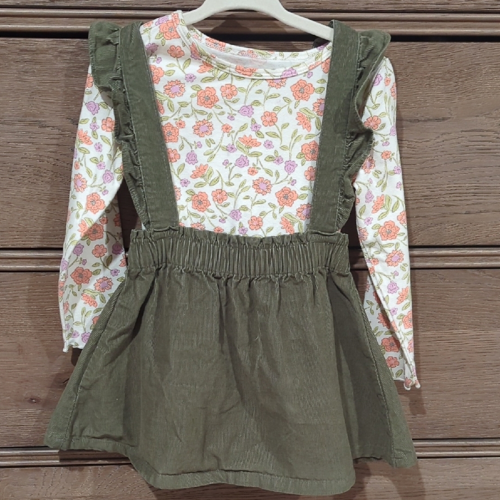 Carter's Floral Print Top And Dress Set